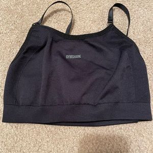 Gymshark black Flex Strappy sports bra